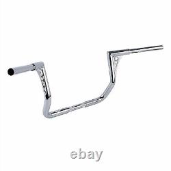 1-1/4 12 Rise Ape Hanger Handlebars for Harley-Davidson FLHR Road King 04-04