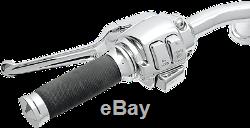 1 1/4 Ape Hanger 16 Chrome Handlebar Control Kit 00 06 Harley FXST Softail