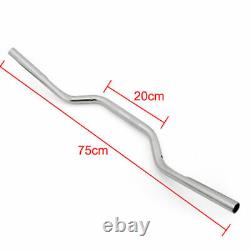 1 25mm Drag Bar Handlebars for Sportster XL883 XL1200 Chrome #501 BS2 UK