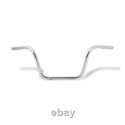 1 Apehanger 10 High, Chrome, for Harley Davidson From 82 With Cable Notches