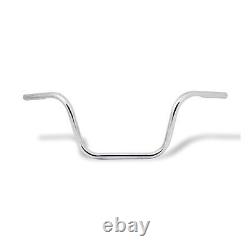 1 Apehanger 10 High, Chrome, for Harley Davidson To 81 Without Cable Notches