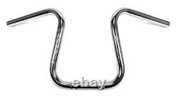 1 inch (25.4mm) Handlebars Bobber One Chrome for Harley-Davidson