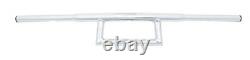 1 inch (25mm) Chrome Wide Custom Bobber/Drag Bars/Handlebar (Slotted) 55-260
