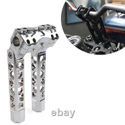 10.5 Pullback Handlebar Risers Clamps Fit Harley Dyna Softail Sportster 1'' Bar