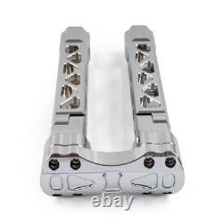 10.5 Pullback Handlebar Risers Clamps Fit Harley Dyna Softail Sportster 1'' Bar