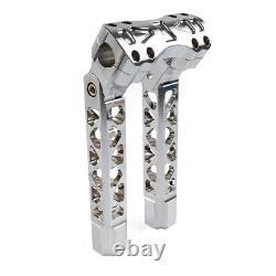 10.5 Pullback Handlebar Risers Clamps Fit Harley Dyna Softail Sportster 1'' Bar