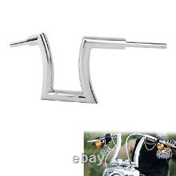 12 Rise 2'' Ape Hanger Handle Bar Fit For Harley Road King Softail Fatboy FLSTF