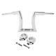 12 Rise 2'' Ape Hanger Handle Bar &risers Fit For Harley Touring Softail Fatboy