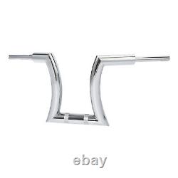 14 Rise 2'' Hanger Bar Handle Bar Chrome Fit For Harley Road King Sportster XL