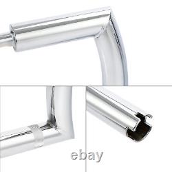 14 Rise 2'' Hanger Bar Handle Bar Chrome Fit For Harley Road King Sportster XL