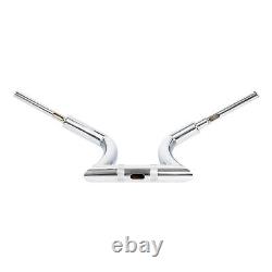 14 Rise 2'' Hanger Bar Handle Bar Chrome Fit For Harley Road King Sportster XL