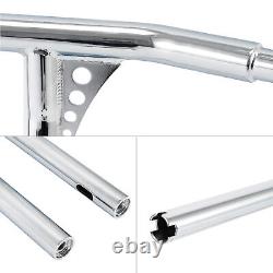 16 Rise 1-1/4 T-Bar Hanger Handlebar Fit For Harley Softail Standard Dyna