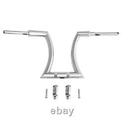 16 Rise 2'' Hanger Handlebar Riser Fit For Harley Sportster XL Custom Dyna