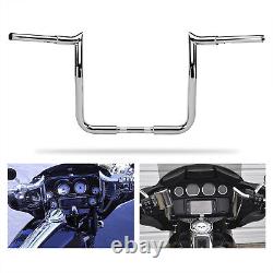 16 Rise Meathook Ape Hanger Handlebar For Harley Electra Street Glide FLH 1996+