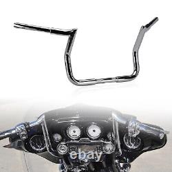 16 Rise Meathook Ape Hanger Handlebar For Harley Electra Street Glide FLH 1996+