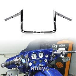 16 Rise Meathook Ape Hanger Handlebar For Harley Electra Street Glide FLH 1996+