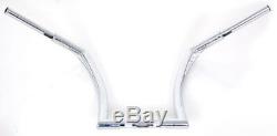 17 Rise Fat Ape Hangers Handlebars 1-1/4 Bars Chrome Hand Controls Harley 96-1