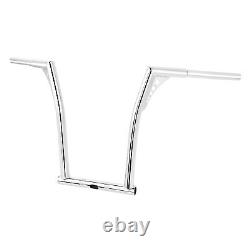 18 Rise 1-1/4'' Fat Ape Hanger Bar Handlebar Fit For Harley Dyna FLD 2012-2016