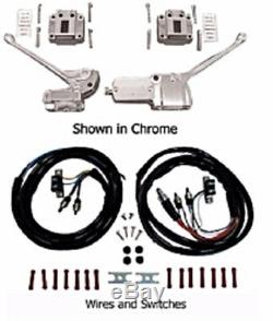 1972-1981 Complete Chrome Shovelhead Handlebar Control Kit