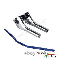 6+1 Pullback Style Riser 1? MX Style Handlebar For Harley Chopper Dyna Softail