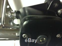 8 1-1/4 Fat Rsd Chrome Drag Handlebars Black Hand Controls Switches Bars Harley
