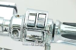 93 Harley Softail Heritage Classic CHROME Handlebar Switch Control Cable Set 14