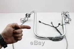 98 Harley EVO Dyna FXDWG EXTENDED Handlebar CHROME Switch Control Cable Set