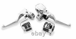 Biker's Choice Handlebar Control Kits Chrome Without Switches 26-045