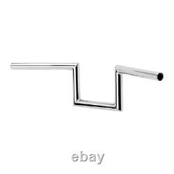 Biltwell Handlebars Zed BAR, Chrome, for Harley-Davidson 1982 With TUV