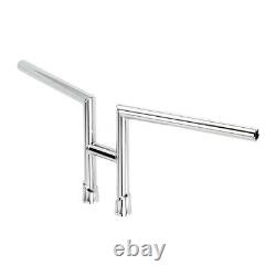 Biltwell Moto Motorcycle H2-Bar Handlebar Chrome TUV Approved Fits 82-21 H-D W