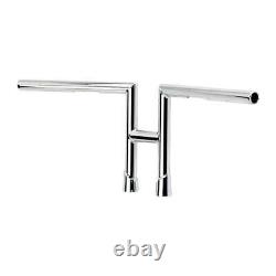 Biltwell Moto Motorcycle H2-Bar Handlebar Chrome TUV Approved Fits 82-21 H-D W