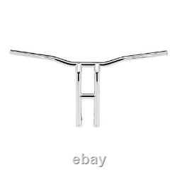 Biltwell Tyson XL Pullback Handlebar 14 Inch Chrome Slotted TUV Approved