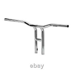 Biltwell Tyson XL Pullback Handlebar 14 Inch Chrome Slotted TUV Approved