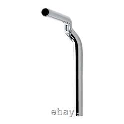 Biltwell Tyson XL Pullback Handlebar 14 Inch Chrome Slotted TUV Approved