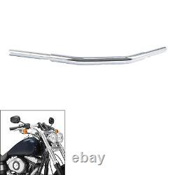 Chrome 1-1/4 1.25'' Bar Handlebar Fit For Harley Softail Dyna TBW Models