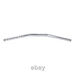 Chrome 1-1/4 1.25'' Bar Handlebar Fit For Harley Softail Dyna TBW Models