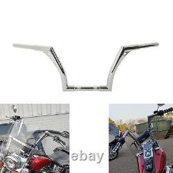 Chrome 1'' 10 Rise Ape Hangers Handlebar For Harley Sportster XL 883 1200