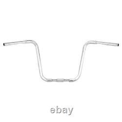 Chrome 1.25 Fat 18 Rise Ape Hanger Handlebars Fit For Harley Springers