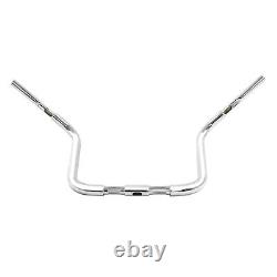 Chrome 1.25 Fat 18 Rise Ape Hanger Handlebars Fit For Harley Springers