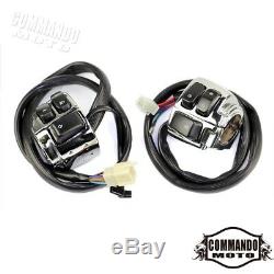 Chrome 1'' Handlebar Control Switch Left Right For Harley Softail Dyna 1996-2012