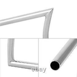 Chrome 1 Handlebars Z Bars Fit For Harley Sportster XL883 XL1200 Custom Chopper