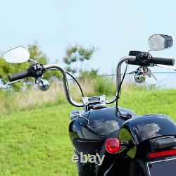 Chrome 12 Rise Ape Hanger 1 Handlebar Fit For Harley Softail Sportster XL 1200