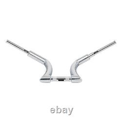 Chrome 14 Rise 2 Ape Hanger Handle Bar Fit For Harley Softail Slim Sportster