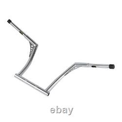Chrome 14 Rise Handlebar 1-1/4 Fit For Harley Dyna Street Fat Bob Low Rider US