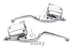 Chrome Handlebar Control Kit Hydraulic Clutch 26-0455 14-16 Harley FL 41700263C