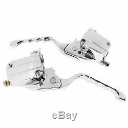 Chrome Handlebar Control Kit With Hydraulic Clutch For Harley Touring 14-19