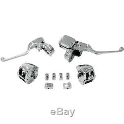 Chrome Handlebar Control Mechanical withSwitch Drag Specialties H07-0748AK