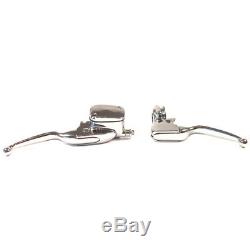 Chrome Handlebar Controls 1996-2013 Harley Dyna, Softail, XL withSingle Disc Brake