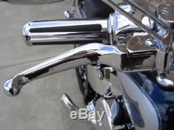 Chrome Handlebar Controls Dot 5 96 Up For Harley Softail Fatboy Sportster