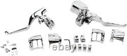 Chrome Handlebar Controls Kit Hydraulic/Mechanical Harley Iron 883 2014-2019